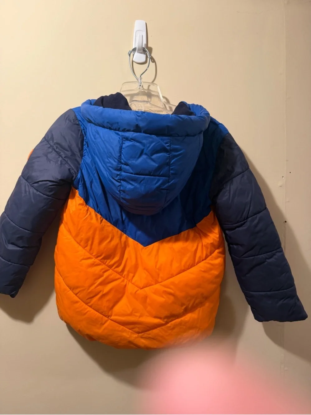 Gap Kids Color block puffer coat Size XS